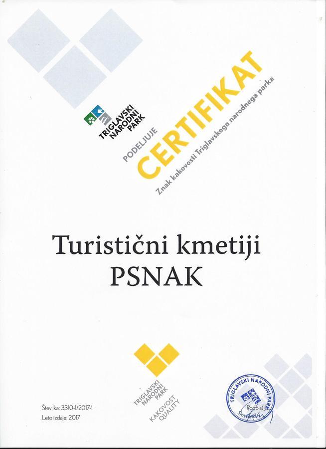 Turisticna Kmetija Psnak Appartement Mojstrana Buitenkant foto